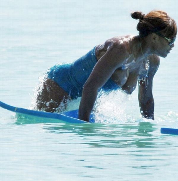 Serena Williams Nipple Slips in in Barbados August 17 2011